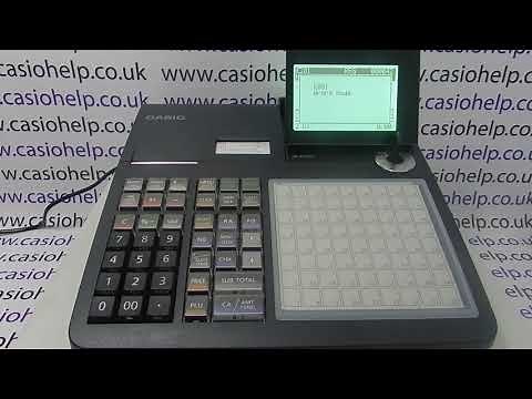 How To Clear E001 Wrong Mode Error Message On The Casio SE-C3500 Cash Register