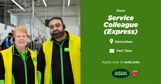 Asda Jobs | Vacancy: Service Colleague (Express), Glenrothes
