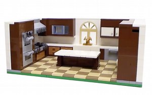 乐高MOC教程 美食厨房 拼搭指南