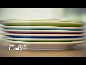 Plates Stacking, Plates on plates sound effects or noises