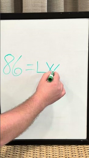 How to Write 86 in Roman Numerals