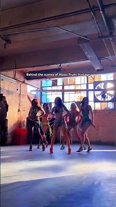 Behind the Scenes of Hootie Frutti Vintage🤍 #hootiefrutti #popmusic #katseye #shorts