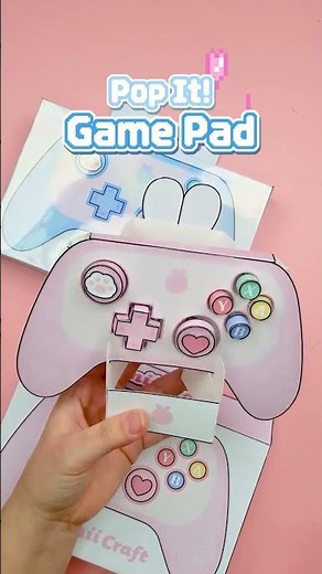 🕹️수제 팝잇 게임패드 개봉하기🎮 | 무료도안 | DIY Fidget Toy | Game Pad | Pop it