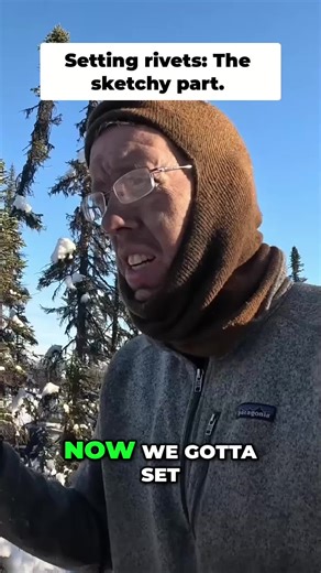 DIY Rivet Setting: The Sketchiest, Coolest Technique! offgridliving #handywork #rurallife #toolhacks #weekendprojects #wildmotion