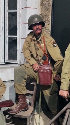 The first moments after landing in Normandy, D-Day