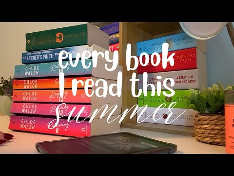every book I read this summer ☀️🌻 | cozy summer reading wrap up