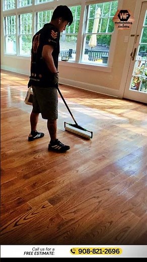 How to Screen and Recoat a Hardwood Floor in 1 Day - Basking Ridge NJ