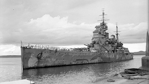 Two British WW2 battleship wrecks have been looted by a Chinese ship
