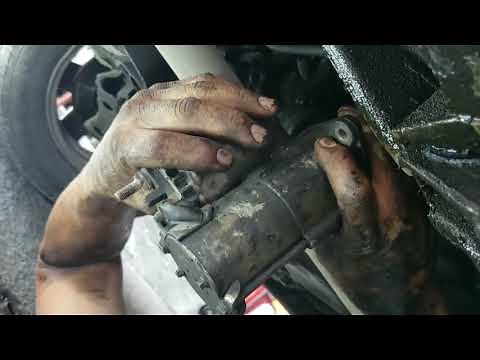 HOW TO REMOVE AND REPLACE THE STARTER MOTOR OF A CHEVROLET CHEVY
