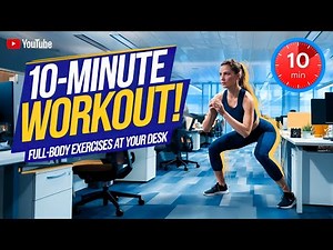 10-Minute Full-Body Standing Workout for Office Workers in Just 10 Minutes!