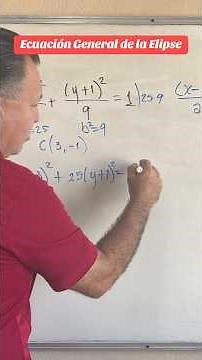 General equation of the ellipse #ellipse #mathematics #jaramaticas #jaraverso #yosoystem
