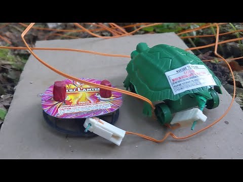 The smallest firework show ever...