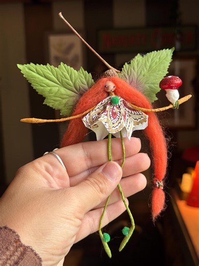 Handmade Vintage Paper Fairy Christmas Fairy Decorations - Christmas Tree Decoration, Fairy Ornament, Handmade Fairy Doll, Ooak Art Doll - Etsy UK