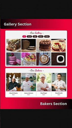 🧁 Bakery Website HTML Template | Sopia’s Bakeshop 🔥 Features