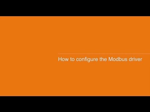 How to configure MODBUS Drivers using IQ4E XNC