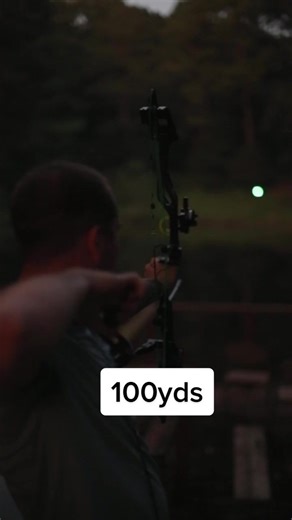 Low light, long distance practice! #fyp #foryoupage #archery #bowhunting #bowhunter