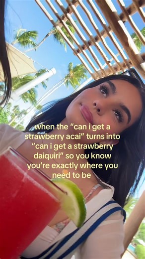 Strawberry Daiquiri Moments in Punta Cana