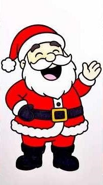 Santa Claus Coloring ASMR 🎄🎅🎨 #asmr #shorts #christmas