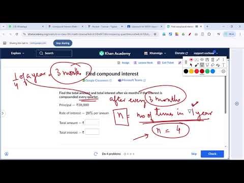 Compound-Interest: Online Class: Math-Secondary