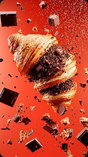 Chocolate Explosion! 💥🍫🥐 Indulge in the ultimate chocolate croissant dream—where every bite is a masterpiece! 🤤✨ 💬 Crunchy, gooey, or just perfect? Drop your rating below! #croissant #chocolate #dreams #ai #aiart #miniature #creative #midjourney #comment #midjourneyai #followforfollowback #followformore #more #newpost #aidailychallenge #chocolatesauce | Visual Fragments