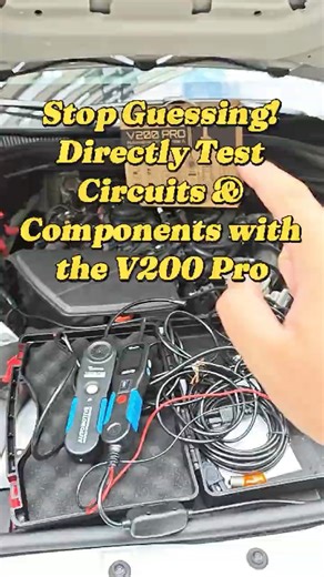 How to activate ANY CAR Component in Seconds - V200 Pro Review #car #howto #circuit #tester
