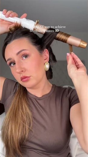 Bombshell waves tutorial 👱🏼‍♀️ #wavyhairtutorial #haircurling #hairstyles