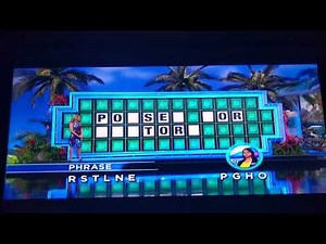 Wheel of Fortune Bonus Round (November 1, 2018)