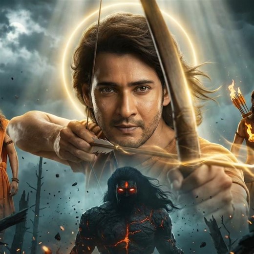 ❤️‍🔥MAHESHBABU AS RAMA RAMA VS TADAKA AI BATTLE VIDEO