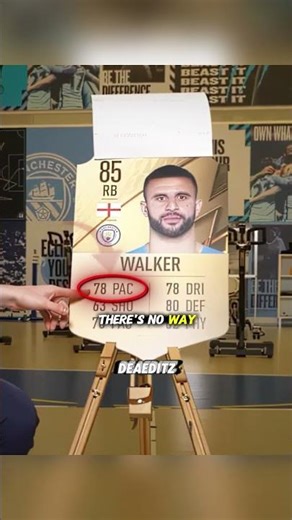 when Kyle Walker's FIFA Card Prank 😂💀 #shorts