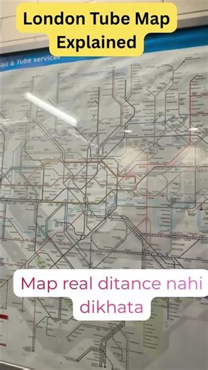 How to Read London Tube Map |😊 #indiatolondon #tubemap #desivlogger