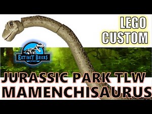 MAMENCHISAURUS LEGO JURASSIC PARK THE LOST WORLD CUSTOM DINOSAUR - DINOSAUR WITH LONGEST NECK EVER
