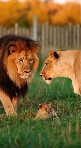 Lion Family: Heartwarming Moments of the King of the Jungle! 🦁❤️