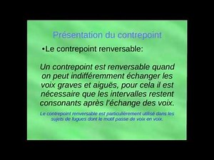 2. Le contrepoint renversable