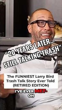 The FUNNIEST Larry Bird Trash Talk Story Ever Told... In Retirement