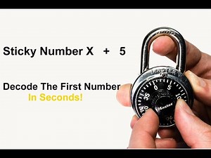 [257] How To Decode The FIRST Number To A Dial Combination Lock