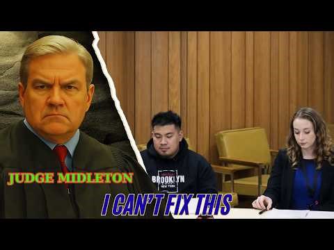 Judge Jeffrey Middleton to Defendant — “I Can’t Fix This”