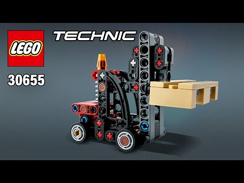 LEGO® Technic™ Forklift with Pallet (30655)[78 pcs] Step-by-Step Instructions ‪@TopBrickBuilder‬