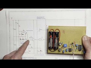 Electromagnetic pendulum 2 - stripboard circuit assembly