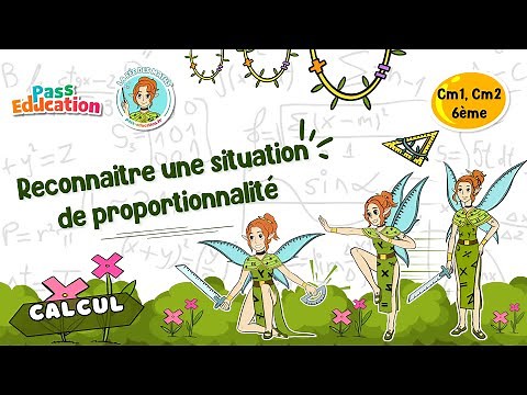 Reconnaitre une situation de proportionnalité Cm1 Cm2 6ème Fée des Maths Leçon Exercices Evaluations