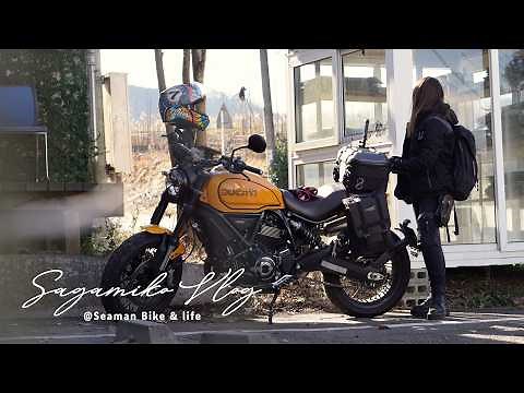 Winter Solo Touring to Sagami Lake｜DUCATI Scrambler1100 Tributepro｜Motovlog JAPAN