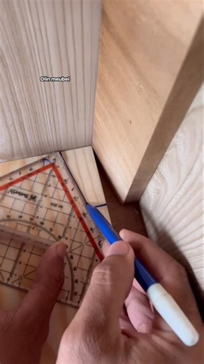How to measure the position of wooden corner #diy #woodworking #working #tips #ideas #carpentry #art