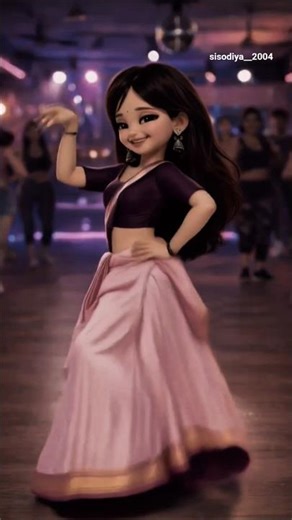 Cute Pink AI Girl Dance Animation 💃✨