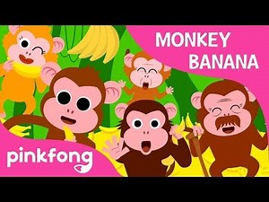 Monkey Banana-Baby Monkey | Animal Songs | PINKFONG Songs for Children