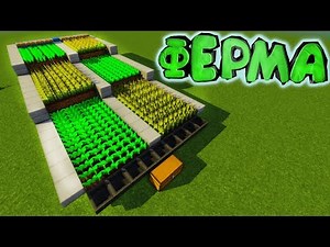 SEMI-AUTOMATIC FARM IN MINECRAFT