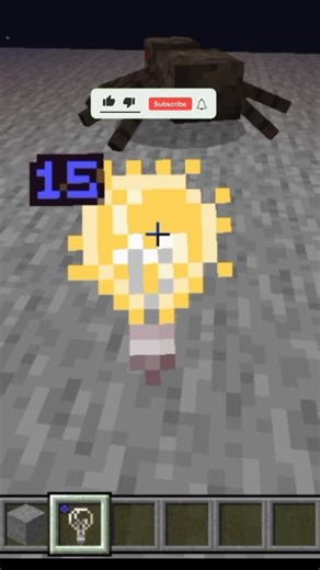 Minecraft’s SECRET Light Block 💡.#minecraft #shortsfeed #shortsviral #shortvideo #shorts #carrydepie