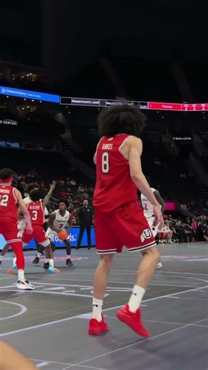 Absolutely PUNISHING Slam Dunk from Baba Miller 😱😱#Big12MBB