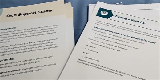 Educating seniors to avoid scams