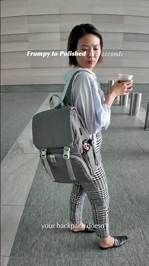 😎Frumpy to Polished in 5 Seconds | Sharp & Stylish Dryna Laptop Work Backpack for Women