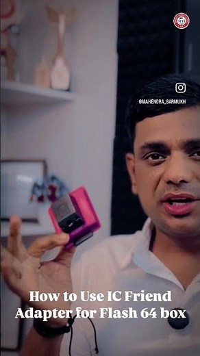 How to use ic friend adapter for flash 64 box ??