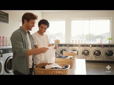 The Guy at the Laundromat Helped Me Fold… And Then Unfolded Everything – Gay Story